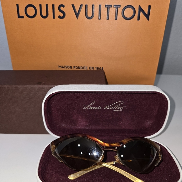 Vintage Louis Vuitton Cat Eye Sunglasses - Picture 1 of 9
